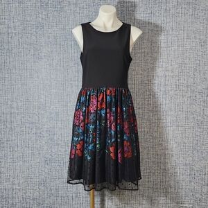 Eliza J Floral Mesh Fit & Flare Dress Size 12 – Timeless & Elegant